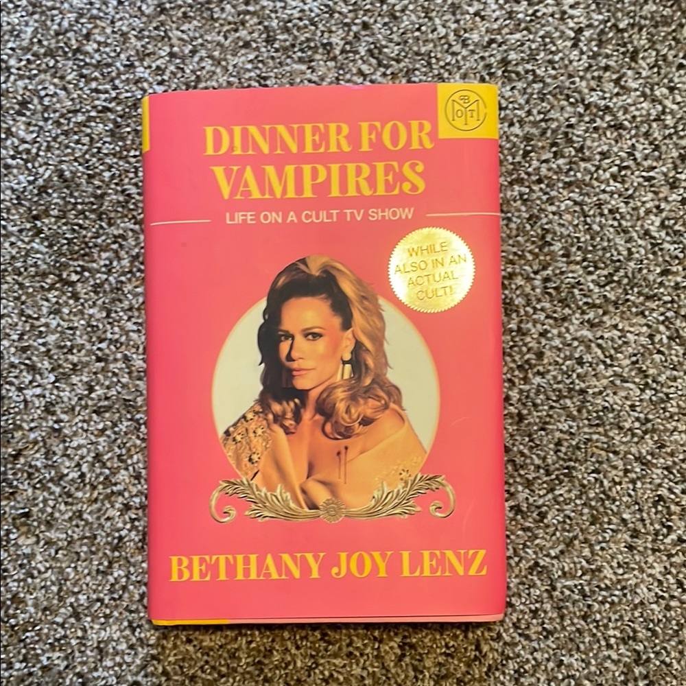 Bethany Joy Lenz 'Dinner for Vampires' Book - Red Cover
